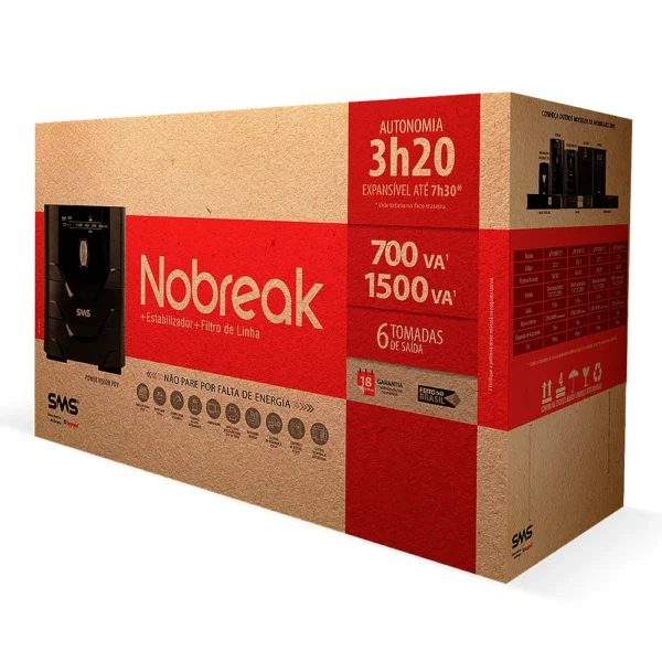 Nobreak SMS Power Vision PDV 1500VA Bi-115V -27312 - Image 4