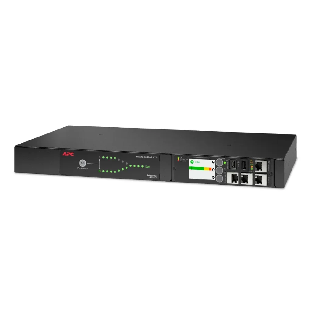 ATS APC 120v 15A Ent NEMA 5-15P Sai (10)NEMA 5-15R