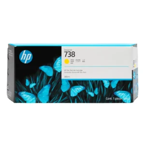 Cartucho de Tinta HP 738 Amarelo PLUK 300ml