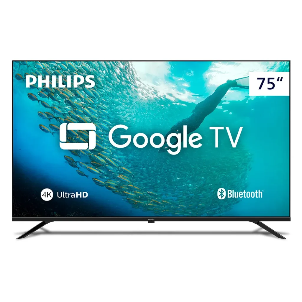 Smart TV Philips 75" 4K UHD Google TV