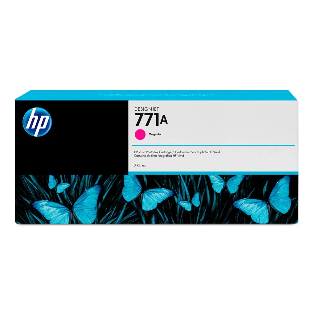 Cartucho de Tinta HP 771A magenta PLUK 775 ml