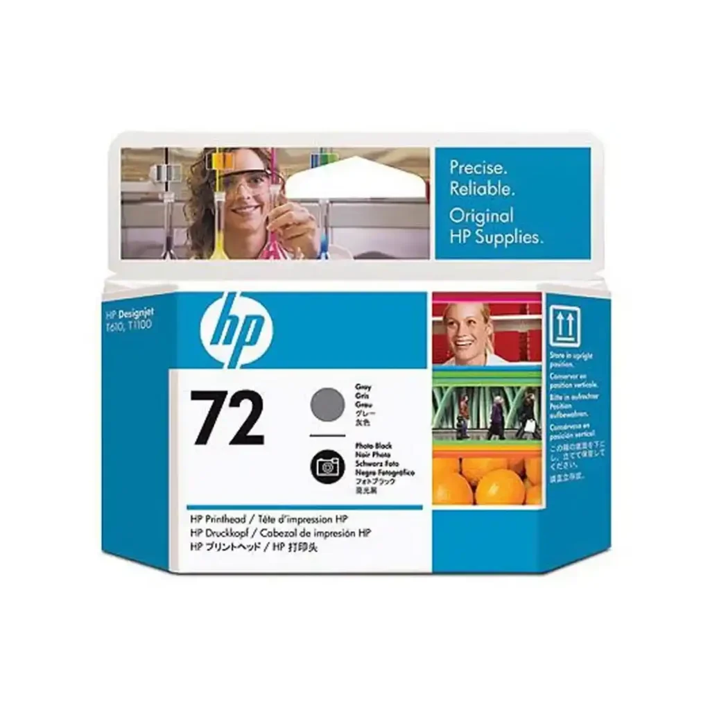 Cabeça de Impressão HP 72 Cinza/Preto Foto PLUK