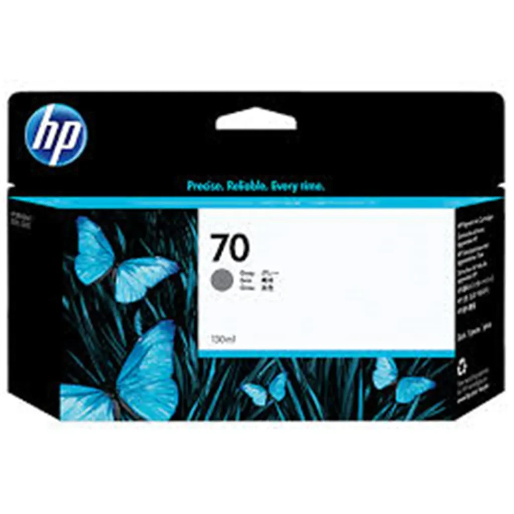 Cartucho de Tinta HP 70 Cinza PLUK 130ml