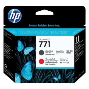 Cabeça de Impressão HP 771A Preto Fosco/Vermelho PLUK