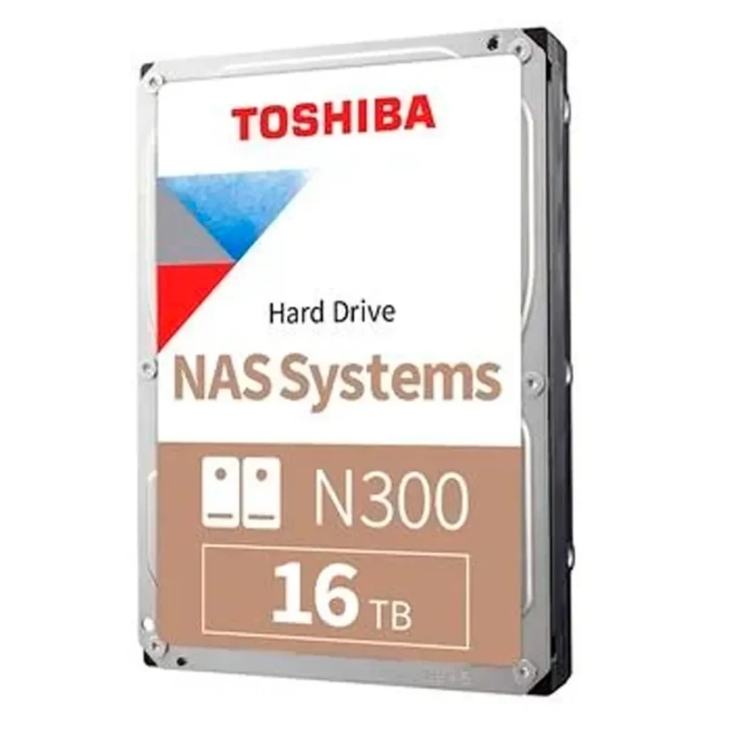 HD Interno Toshiba N300 16TB 3,5" NAS