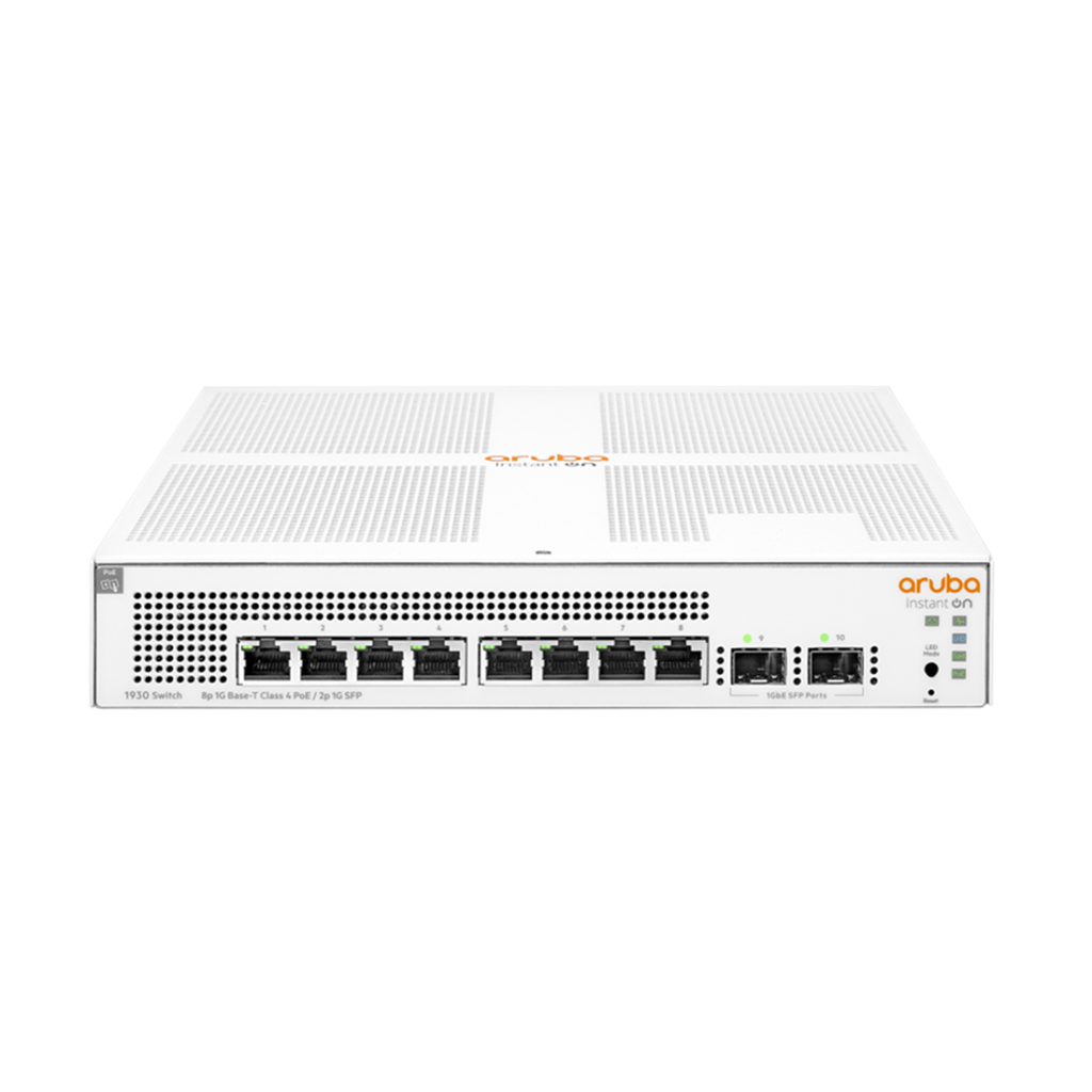 Switch HPE Aruba IOn 1930 8G PoE + 2SFP (124W)