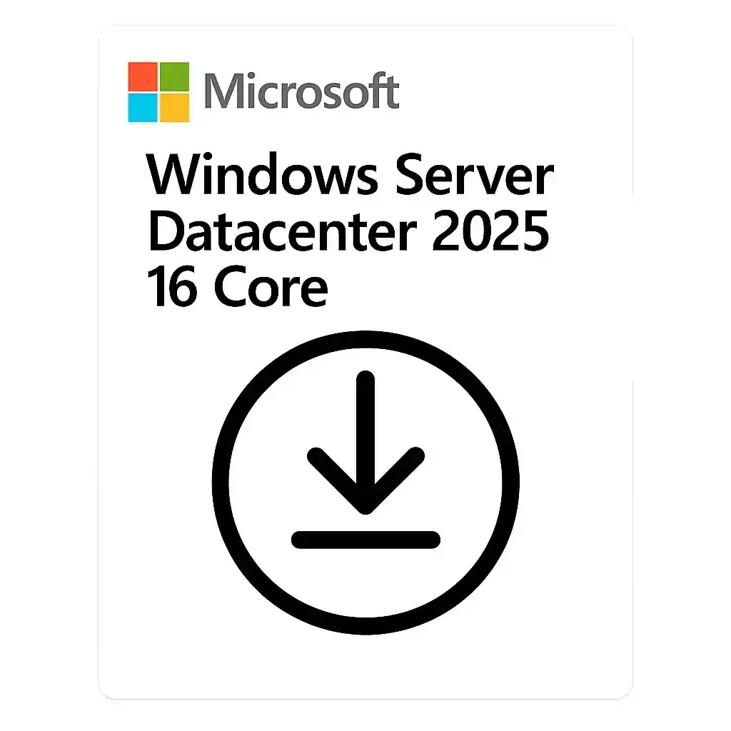 Windows Server 2025 Microsoft Datacenter 16 Core Perpétuo CSP