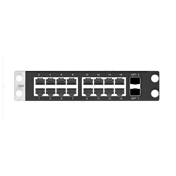 Placa Sending Card4K NovaStar H-16XRj45+2Fiber