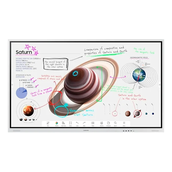 Monitor Profissional Samsung WM75B Touch 75 pol Flip