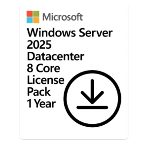 Win Server Microsoft 2025 DC 8C 1Y